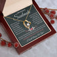 My Beautiful Soulmate Necklace Future Wife Gifts, Promise Necklace For Her, Fiance Gifts For Her, Valentine Gifts For Soulmate With Message Card Box LED, Soulmate Necklace For Women, To My Wife Necklace Forever Love