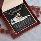 To My Soulmate Necklace For Women, Funny Gifts For Girlfriend,Valentine Christmas Presents For Girlfriend, Best Birthday Meaningful Gift Ideas For Wife, Women Romantic Jewelry For Her Anniversary Message Card and Gift Box Styles Forever Love
