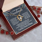 To My Beautiful Soulmate Necklace, Soulmate Jewelry For Women, Wife Necklace From Husband, Wife Wedding Gifts Necklace For Wife, Soulmate Gifts For Her, To My Future Wife Necklace Soulmate Forever Love