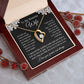 Wife Necklace Gift for Her, Soulmate Jewelry, Necklace for Future Soulmate, Wedding Valentine Jewelry for Wife Necklace Gifts from Husband - Soulmate Gift Necklace with Message Card and Gift Box Forever Love