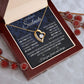 To My Soulmate Necklace for Women, Necklaces For Wife from Husband, Soulmate Necklace to My Future Wife, Necklace For Girlfriend with Message Card and Necklace Gift Box Gift Box Styles on Birthday, Christmas, Wedding, Anniversary Forever Love