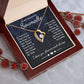To My Beautiful Soulmate Necklace Gift, Soulmate for Wife Birthday Gifts from Husband, Wedding for Women, Soulmate Gifts, Message Card and Necklace Gifts Box Gift Box Styles on Birthday, Wedding, Anniversary, Valentine Forever Love