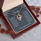To My Beautiful Soulmate Necklace, Valentine Anniversary Jewelry Gifts for Women, Anniversary Gifts For Wife From Husband To My Wife Necklace Message Card and Necklace Gift Box Gift Box Styles on Birthday, Wedding, Anniversary, Valentine Forever Love