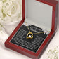 Soulmate Necklace Gift for Her, Soulmate Jewelry, Necklace for Future Wife, Wedding Valentine Jewelry for Wife Necklace Gifts from Husband - Soulmate Gift Necklace with Message Card and Gift Box Forever Love