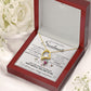 Personalized Valentine Gift For Wife, To My Soulmate Necklace For Women, Soulmate Jewelry, To My Wife Necklace From Husband, Necklace Custom Name Message Card and Gift Box Styles on Birthday, Christmas, Wedding, Anniversary Forever Love