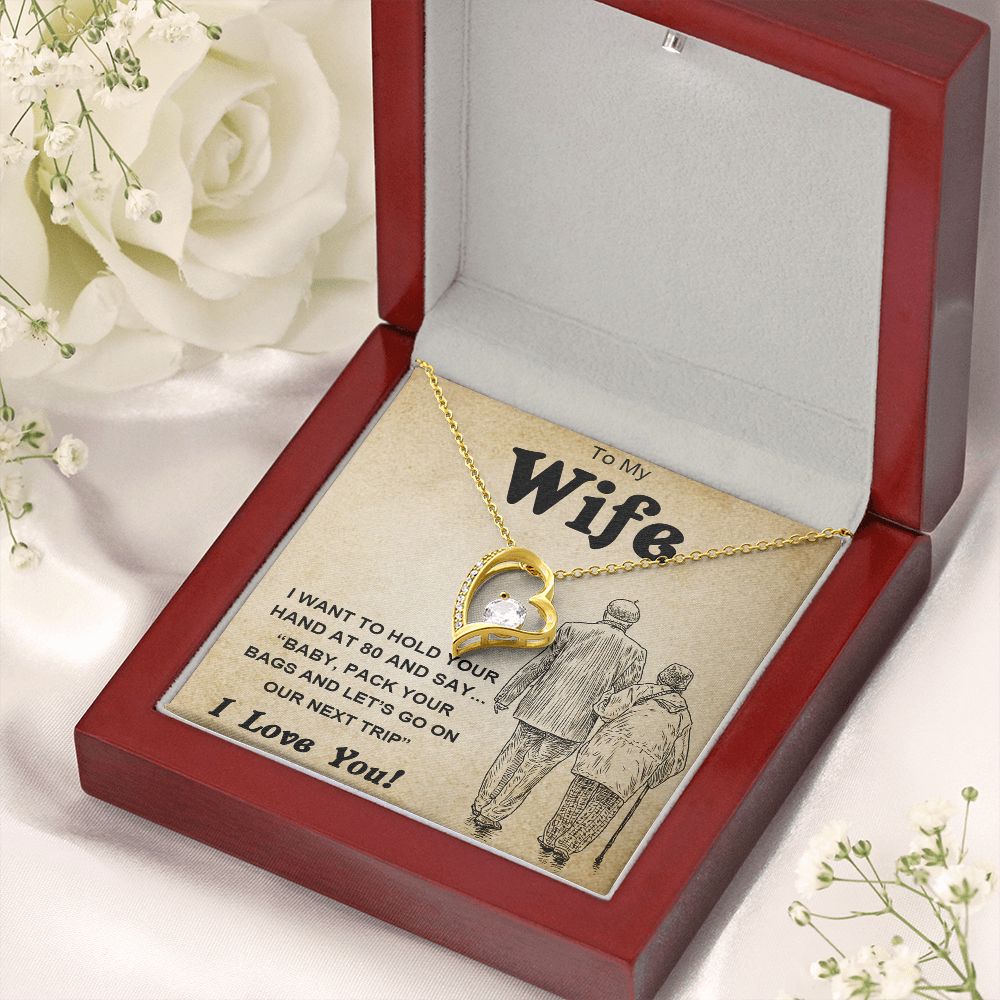 Soulmate Necklace For Women, Soulmate Gifts For Her, Future Wife Necklace, Necklaces Girlfriend, To My Wife Necklace, Wife Necklace From Husband, Necklace Message Card and Gift Box Styles on Birthday, Christmas, Valentine, Anniversary Forever Love