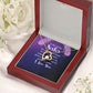 Couples Gifts, Loving Sister Necklace Gifts From Husband, Wedding Anniversary Jewelry For Wife From Husband, Wife Birthday From Husband, To My Unbiological Sister Message Card and Gift Box styles On Birthday, Christmas, Anniversary  Forever Love