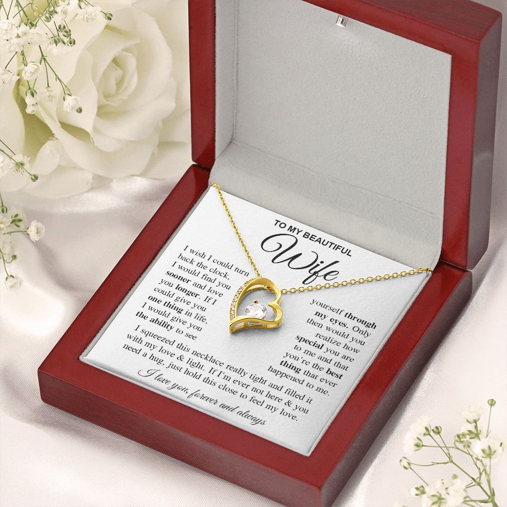 To My Soulmate Necklace Gift for Her, Soulmate Gifts From Husband, Necklaces For Wife From Husband To My Soulmate Necklace Message Card and Necklace Gift Box Gift Box Styles on Birthday, Wedding, Anniversary, Valentine Forever Love