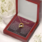 To My Soulmate Necklace For Women, Couple Gifts For Girlfriend, Valentine Christmas Presents For Girlfriend, Valentine Necklace Gifts For Wife, Women Romantic Jewelry For Her Vanlentine Day's Message Card and Gift Box Styles Forever Love