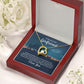 Couples Gifts Necklace To My Beautiful Girlfriend Necklace Gifts For My Wife, I Love You, Love Knot Meaningful Necklace Message Card and Gift Box Styles on Birthday, Christmas, Anniversary Forever Love