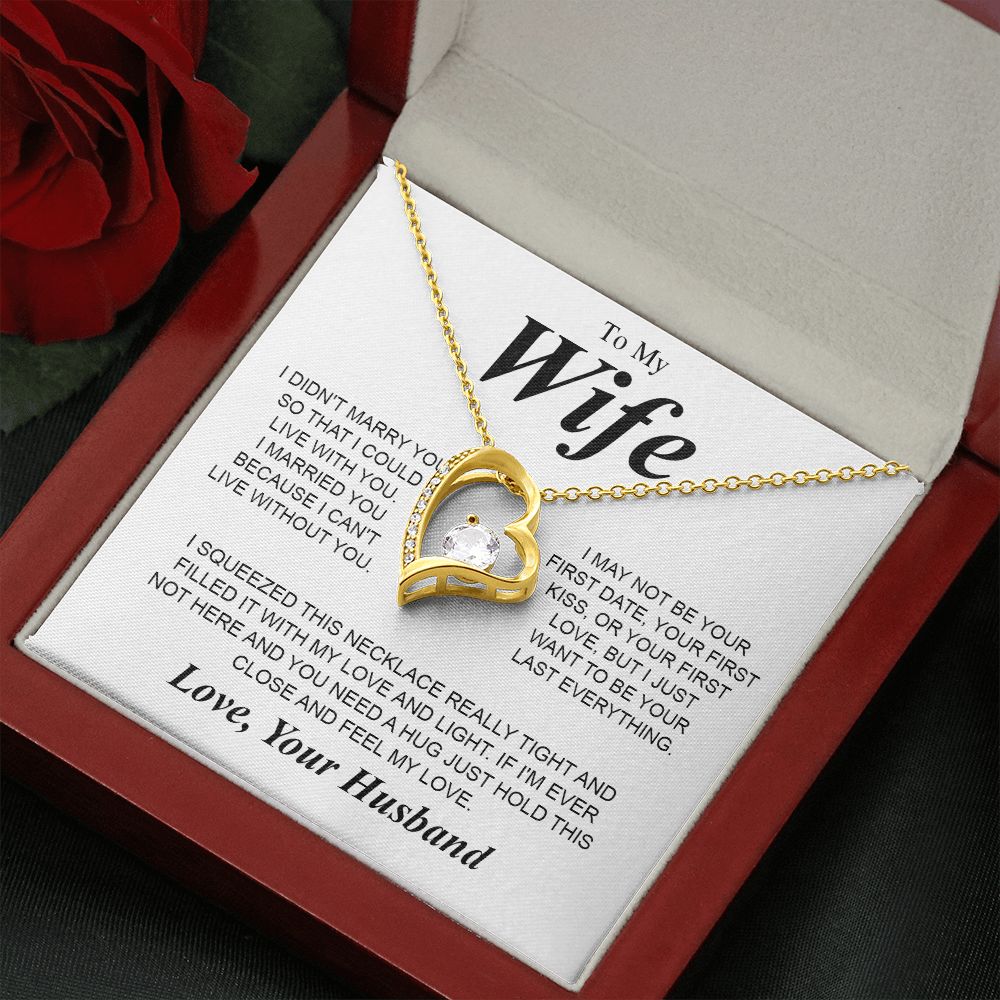 To My Beautiful Soulmate Necklace Gifts for Wife from Husband, Soulmate Valentine Gifts, Gift for Soulmate Necklace Message Card and Necklace Gift Box Gift Box Styles on Birthday, Wedding, Anniversary, Valentine Forever Love