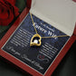 Future Wife Necklace My Last Everything, Promise Necklace For Her, Fiance Gifts For Her, Wedding Gifts For Future Wife With Message Card Box LED, Soulmate Necklace For Women, To My Wife Necklace Forever Love