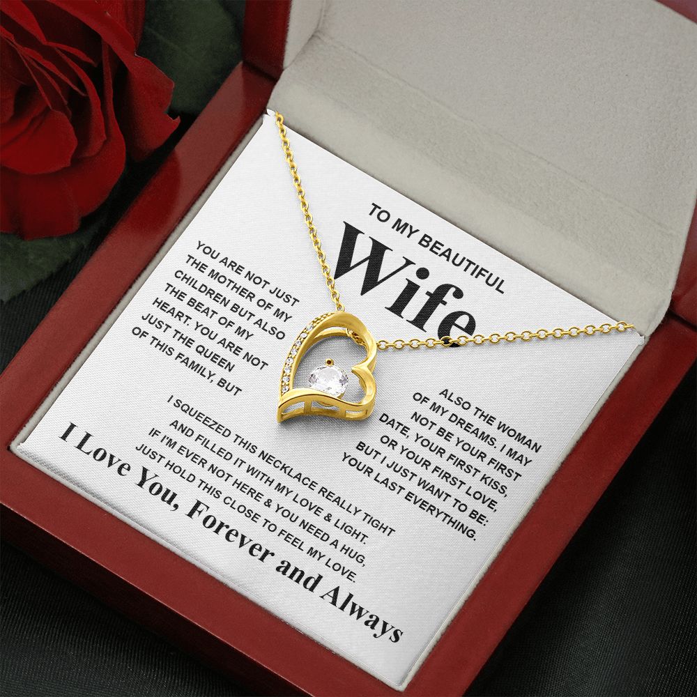 Gifts For Wife Birthday Gifts From Husband Necklace Valentines Days, Necklace for Future Soulmate, Valentine Necklace Jewelry for Wife Necklace Gifts from Husband - Soulmate Gift Necklace with Message Card and Gift Box Forever Love