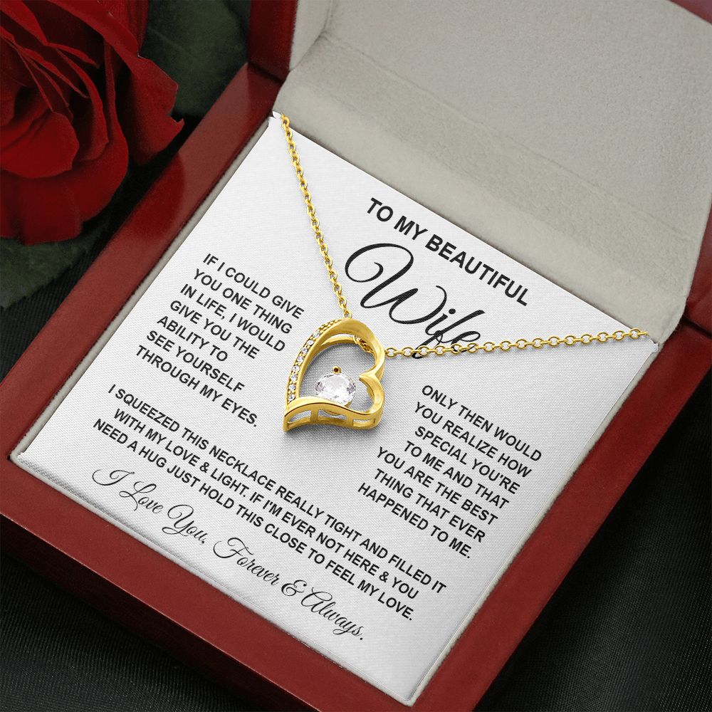 Soulmate Necklace Gifts From Husband, For Soulmate From Husband, Wife Gifts From Husband, Necklaces For Soulmate From Husband To My Wife Necklace Message Card and Necklace Gift Box Gift Box Styles on Birthday, Wedding, Anniversary, Valentine Forever Love