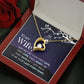 Birthday For Wife, Love Knot Necklace Gifts For Wife From Husband, To My Soulmate Necklace For Women, To My Wife Necklace Wedding Anniversary, I Love You, Meaningful Necklace Message Card and Gift Box Styles on Birthday, Christmas, Anniversary  Forever Lo