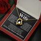 Gifts For Wife Birthday Gifts From Husband Necklace Valentines Days, Necklace for Future Soulmate, Anniversary Necklace Jewelry for Wife Necklace Gifts from Husband - Soulmate Gift Necklace with Message Card and Gift Box Forever Love
