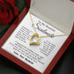 Soulmate Necklace from Husband, Anniversary Romantic Gifts for Wife from Husband to My Wife Necklaces for Wife Birthday Gifts, Wife Jewelry Necklace Message Card and Necklace Gift Box Gift Box Styles on Birthday, Wedding, Anniversary, Valentine Forever Lo