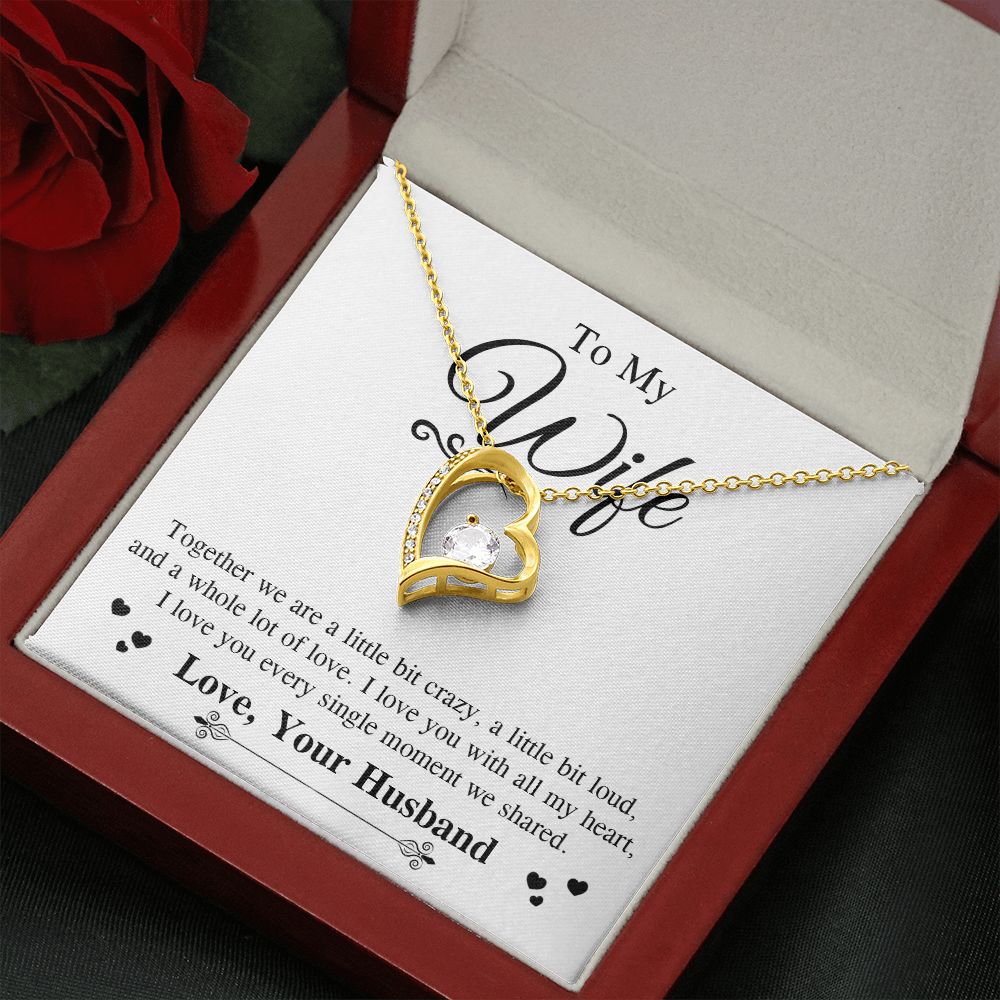 Valentine To My Soulmate Necklace Gifts for Wife from Husband, Soulmate Anniversary Gifts, Gift for Soulmate Necklace Message Card and Necklace Gift Box Gift Box Styles on Birthday, Wedding, Anniversary, Valentine Forever Love
