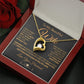My Beautiful Soulmate Necklace Future Wife Gifts, Promise Necklace For Her, Fiance Gifts For Her, Valentine Gifts For Future Wife With Message Card Box LED, Soulmate Necklace For Women, To My Wife Necklace Forever Love