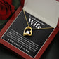 Gifts For Wife Birthday Gifts From Husband Necklace Valentines Day, Necklace for Future Soulmate, Valentine Anniversary Jewelry for Wife Necklace Gifts from Husband - Soulmate Gift Necklace with Message Card and Gift Box Forever Love