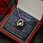 Soulmate Necklace Gift for Her, Soulmate Jewelry, Necklace for Future Wife, Valentine Anniversary Jewelry for Wife Necklace Gifts from Husband - Soulmate Gift Necklace with Message Card and Gift Box Forever Love