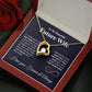 Future Wife Necklace My Last Everything, Promise Necklace For Her, Fiance Gifts For Her, Birthday Gifts For Future Wife With Message Card Box LED, Soulmate Necklace For Women, To My Wife Necklace Forever Love