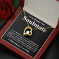 Gifts For Soulmate Birthday Gifts From Husband Necklace Valentines Day, Necklace for Future Soulmate, Valentine Anniversary Jewelry for Wife Necklace Gifts from Husband - Soulmate Gift Necklace with Message Card and Gift Box Forever Love