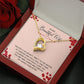 Couples Gifts, To My Beautiful Wife Necklace Gifts From Husband, Wedding Anniversary Jewelry For Wife From Husband, Wife Birthday From Husband, To My Soulmate Message Card and Gift Box styles On Birthday, Christmas, Anniversary  Forever Love