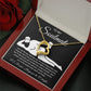 To My Soulmate Necklace For Women, Funny Gifts For Girlfriend,Valentine Christmas Presents For Girlfriend, Best Birthday Meaningful Gift Ideas For Wife, Women Romantic Jewelry For Her Anniversary Message Card and Gift Box Styles Forever Love