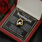 Gifts For Soulmate Birthday Gifts From Husband Necklace Valentines Days, Necklace for Future Soulmate, Valentine Wedding Jewelry for Wife Necklace Gifts from Husband - Soulmate Gift Necklace with Message Card and Gift Box Forever Love