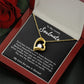 To My Lovely Soulmate Necklace Gift From Husband To My Badass Wife Pendant Valentine Jewelry with Message Card and Gift Box. Gift for Wife. Necklace Gift Set for Wife Necklace Gifts Box Gift Box Styles Forever Love