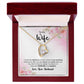 To My Wife Every Passing Second Gift Wife From Husband, Dear Wife, Jewelry For Women, Jewelry For Wife, Love Knot Meaningful Necklace Message Card and Gift Box Styles on Birthday, Christmas, Anniversary Forever Love
