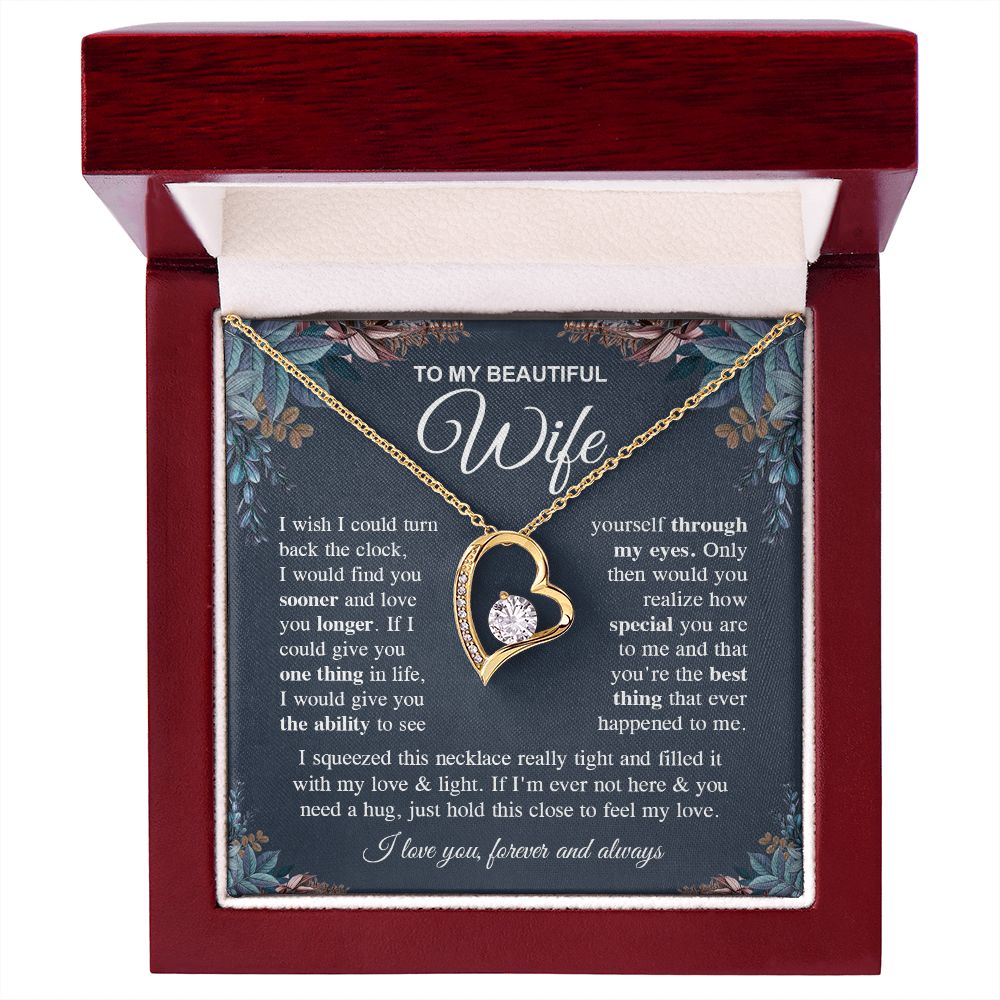 To My Soulmate Necklace Gift for Her, Soulmate Gifts From Husband, Anniversary Gifts For Wife From Husband To My Soulmate Necklace Message Card and Necklace Gift Box Gift Box Styles on Birthday, Wedding, Anniversary, Valentine Forever Love