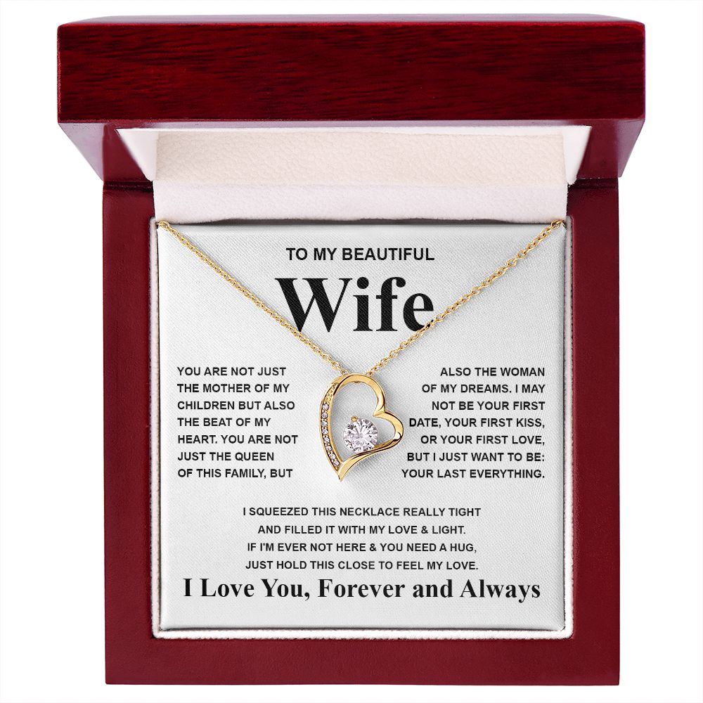 Gifts For Wife Birthday Gifts From Husband Necklace Valentines Days, Necklace for Future Soulmate, Valentine Necklace Jewelry for Wife Necklace Gifts from Husband - Soulmate Gift Necklace with Message Card and Gift Box Forever Love