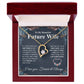 To My Future Wife Necklace My Last Everything, Promise Necklace For Her, Fiance Gift For Her, Wedding Gifts For Future Wife With Message Card Box LED, Soulmate Necklace For Women, To My Wife Necklace Forever Love