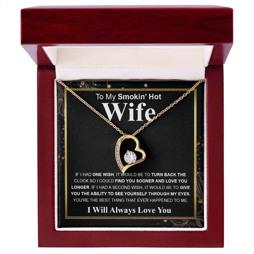 Gifts For Wife Birthday Gifts From Husband Necklace Valentines Day, Necklace for Future Soulmate, Valentine Necklace Jewelry for Wife Necklace Gifts from Husband - Soulmate Gift Necklace with Message Card and Gift Box Forever Love