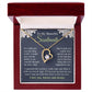 Soulmate Necklace Gift for Her, Soulmate Jewelry, Necklace for Future Wife, Wedding Anniversary Jewelry for Wife Necklace Gifts from Husband - Soulmate Gift Necklace with Message Card and Gift Box Forever Love