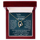 To The Woman Necklace Future Wife Gifts, Promise Necklace For Her, Fiance Gifts For Her, Valentine Birthday Gifts For Future Wife With Message Card Box LED, Soulmate Necklace For Women, To My Wife Necklace Forever Love