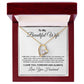To My Beautiful Wife Necklace From Husband Pendant Jewelry with Message Card and Box Necklaces for Women Valentines Day Happy Wedding Present for Birthday Merry Christmas for Wife Forever Love