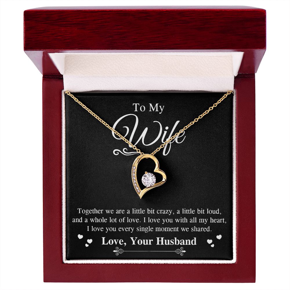 Valentine To My Soulmate Necklace Gifts for Wife from Husband, Wife Anniversary Gifts, Gift for Soulmate Necklace Message Card and Necklace Gift Box Gift Box Styles on Birthday, Wedding, Anniversary, Valentine Forever Love
