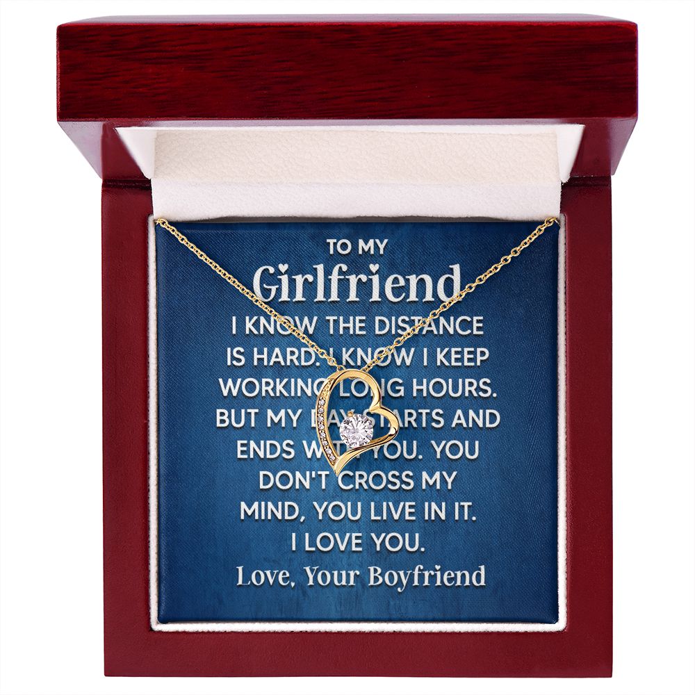 Couples Gifts Soulmate Necklace Gifts From Husband, Wedding Anniversary Jewelry For Wife From Husband, Wife Birthday Gifts From Husband, To My Unbiological Sister Message Card and Gift Box styles On Birthday, Christmas, Anniversary  Forever Love