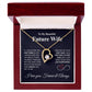 Future Wife Necklace My Last Everything, Promise Necklace For Her, Fiance Gifts For Her, Birthday Gifts For Future Wife With Message Card Box LED, Soulmate Necklace For Women, To My Wife Necklace Forever Love
