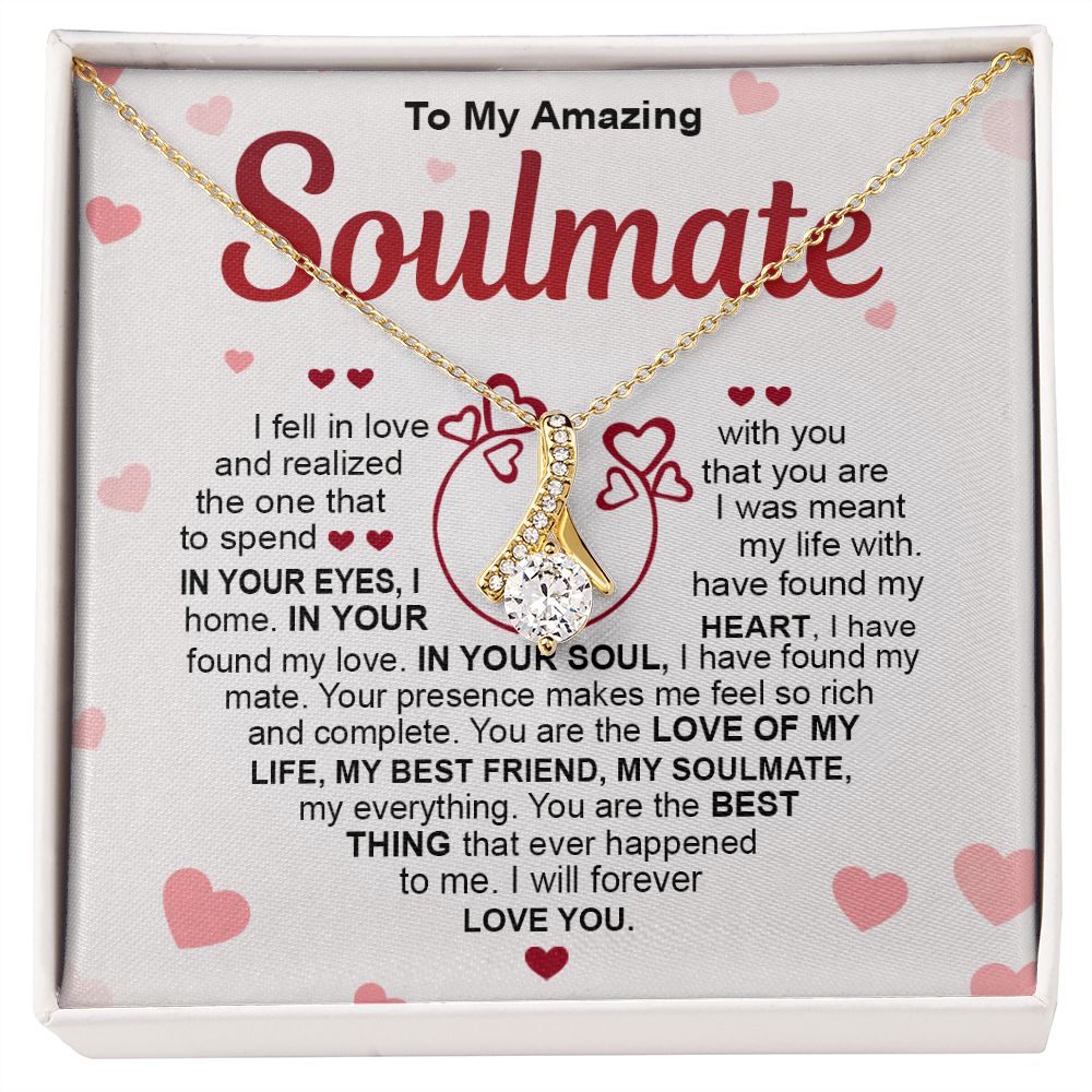 to my soulmate Allruing Necklace