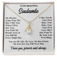To My Soulmate Necklace Gift for Her, Soulmate Necklace, Necklaces for Wife from Husband, Valentine To My Wife Necklace, Soulmate Gifts, Necklace Message Card and Gift Box Styles on Birthday, Wedding, Anniversary, Valentine Allruing Necklace