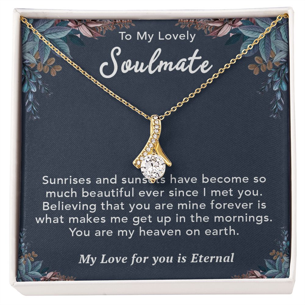 To My Lovely Wife Necklace Gift From Husband To My Badass Wife Pendant Birthday Jewelry with Message Card and Gift Box. Gift for Wife. Necklace Gift Set for Wife Necklace Gifts Box Gift Box Styles Allruing Necklace