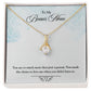 My Bonus Mom Necklace, Dear Mom, Mother's Day Necklace, Gift for Mom from Daughter, Son, Amazing Mom, Perfect Mother Mother's Day Gift, Love Knot Necklace Message Card and Gift Box Styles on Birthday, Christmas, Anniversary  Allruing Necklace
