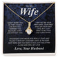 To My Soulmate Necklace Gifts for Wife from Husband, Soulmate Valentine Gifts, Gift for Soulmate Necklace Message Card and Necklace Gift Box Gift Box Styles on Birthday, Wedding, Anniversary, Valentine Allruing Necklace
