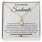 To My Beautiful Soulmate Necklace Valentine Gifts for Wife Gifts from Husband, Wife Anniversary Gifts, Gifts for Wife, Message Card and Necklace Gift Box Gift Box Styles on Birthday, Wedding, Anniversary, Valentine Allruing Necklace