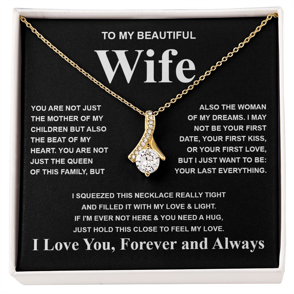 Gifts For Wife Birthday Gifts From Husband Necklace Valentines Days, Necklace for Future Soulmate, Anniversary Necklace Jewelry for Wife Necklace Gifts from Husband - Soulmate Gift Necklace with Message Card and Gift Box Allruing Necklace