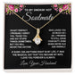 Soulmate Necklace Gifts from Husband, Wedding Gifts for Wife from Husband, Wife Birthday Gifts from Husband, To My Wife Necklace Message Card and Necklace Gifts Box Gift Box Styles on Birthday, Wedding, Anniversary, Valentine Allruing Necklace